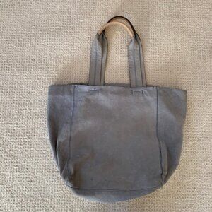 Periwinkle leather tote by GAP